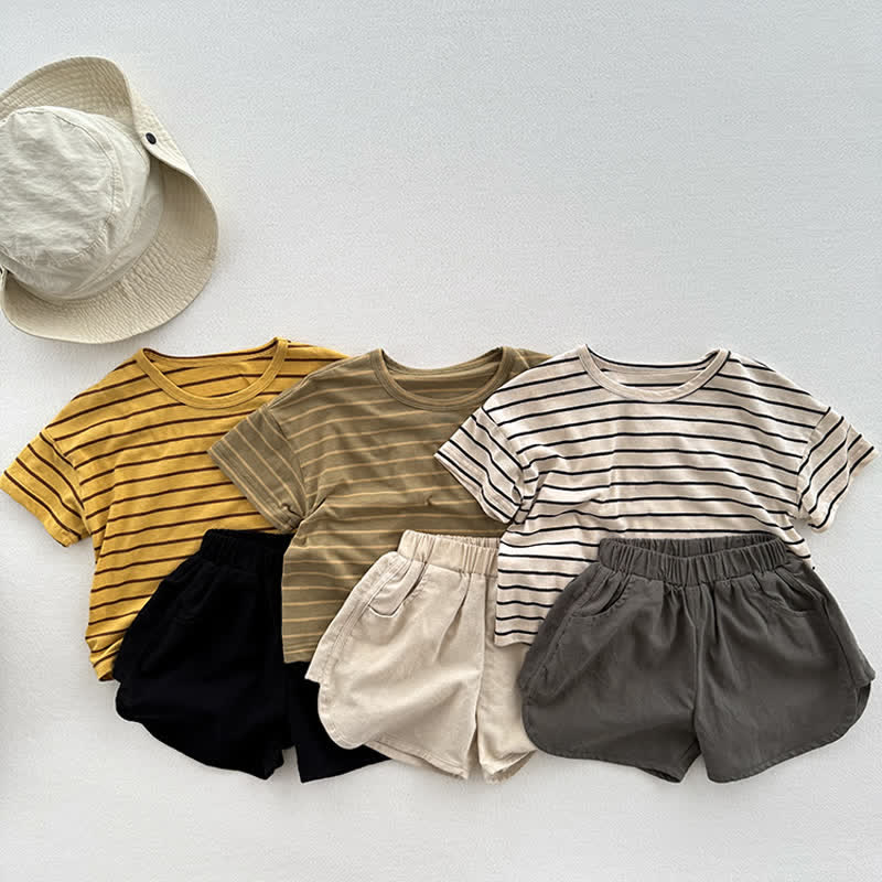 幼児用ストライプカジュアルTシャツ - image 6