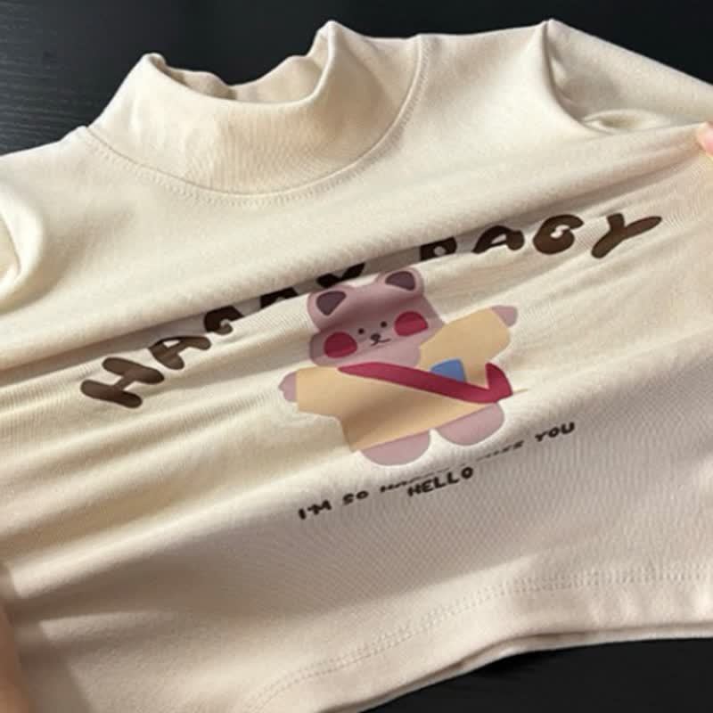 HAPPY BABY幼児用クマ柄長袖Tシャツ - image 13