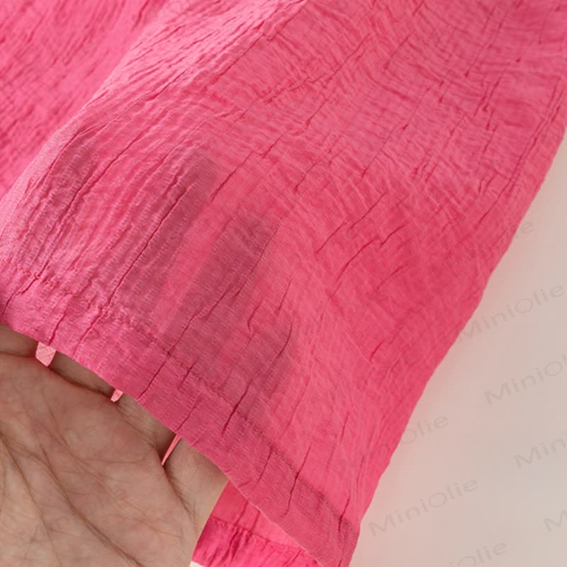 幼児用パフスリーブトップスとワイドレッグパンツセット - image 7