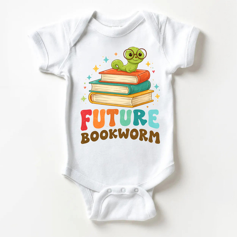 FUTURE BOOKWORMベビー用ホワイトボディスーツ - 白 - 18～24ヶ月 - image 1