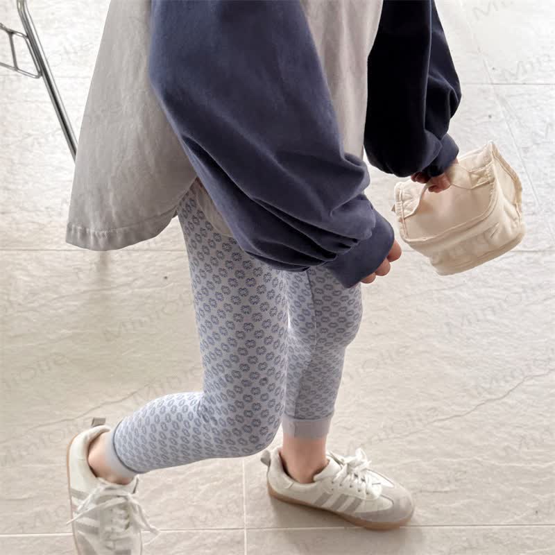 ベビー幼児女の子用フラワーレギンス - image 5