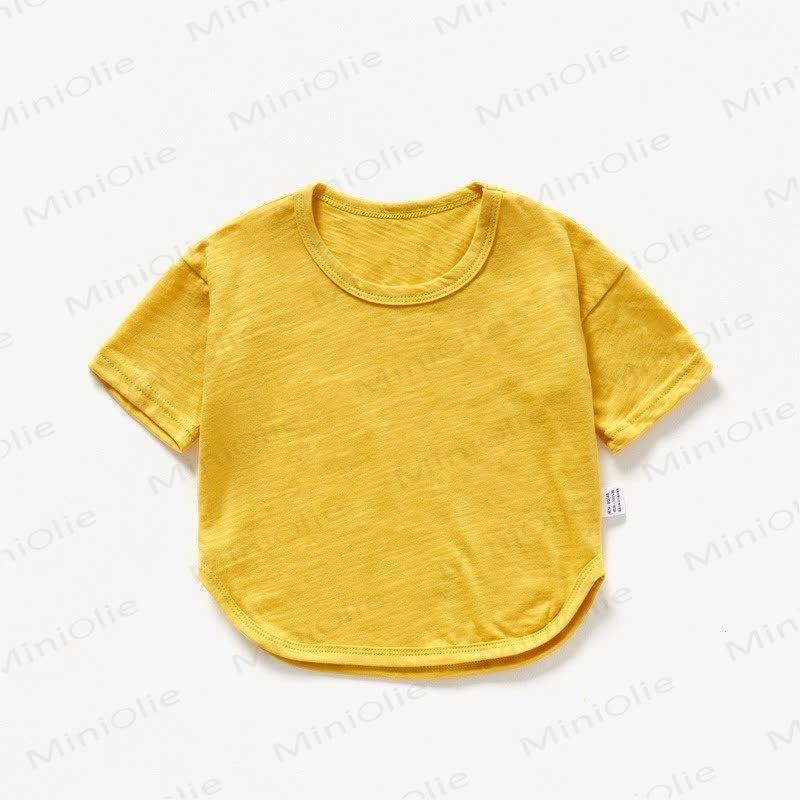 ベビー・幼児用無地サマーTシャツ - 黄色 - 4～5歳 - image 6
