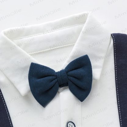 男の子用 紳士用 リボン フェイク ロンパース 2枚セット - image 3