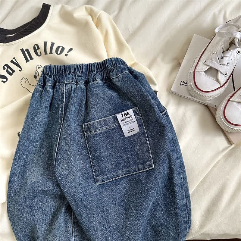 キッズボーイズルーズハーレムジーンズパンツ - image 14