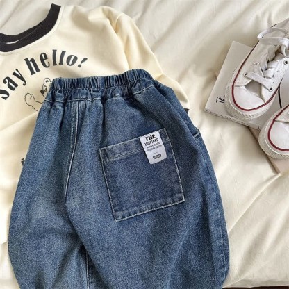 キッズボーイズルーズハーレムジーンズパンツ - image 14