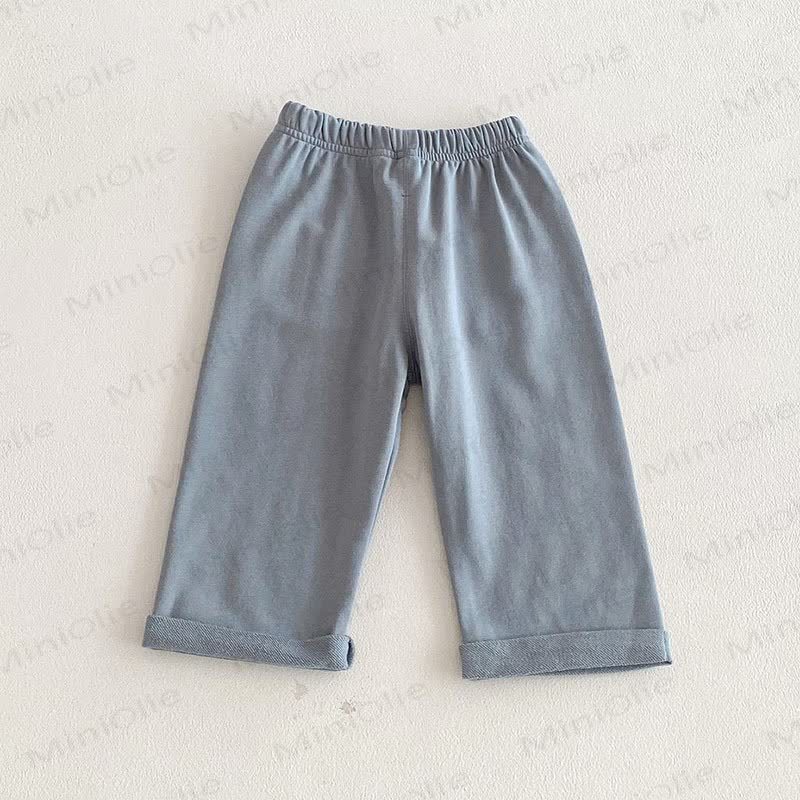 ベビー 幼児 男の子 無地/ストライプ パンツ - 青 - 3～5歳 - image 6