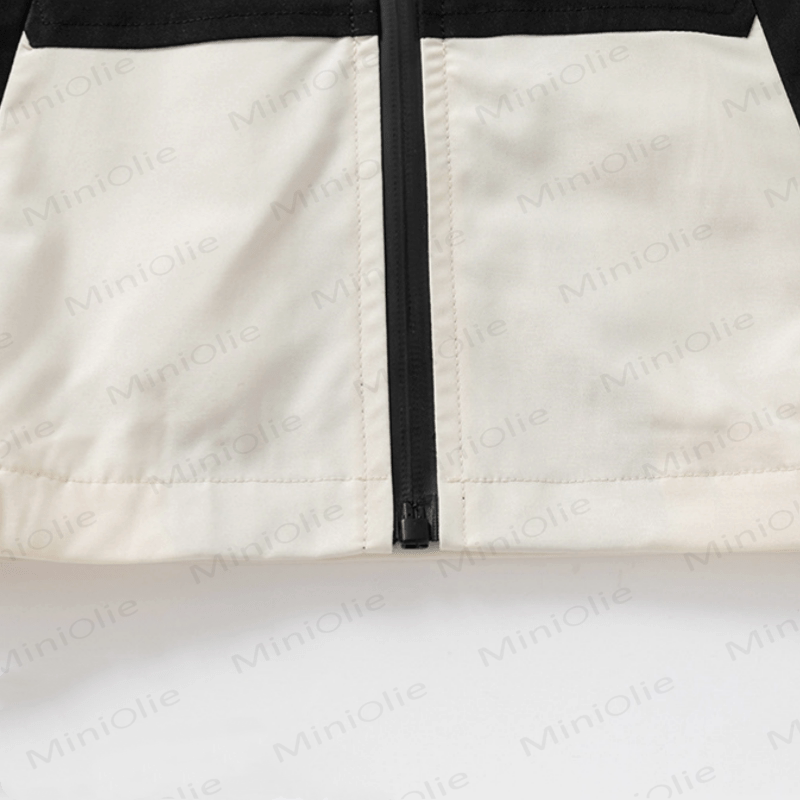 キッズボーイズコントラストカラーフード付きジャケット - image 7