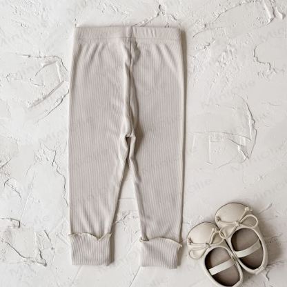 ベビーガールズ リボン無地レギンス - image 9