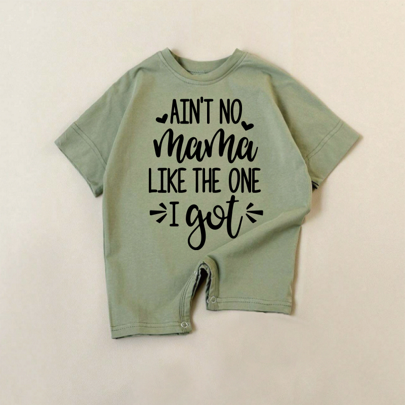 AIN'T NO MAMA LIKE THE ONE I GOTわ ベビーグリーンロンパース - 緑 - 18～24ヶ月 - image 1