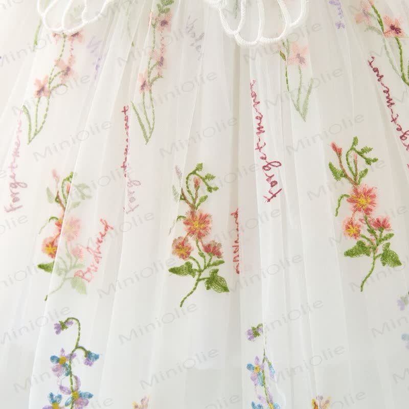 ベビー 幼児 女の子 バタフライ フラワー メッシュDress - image 12