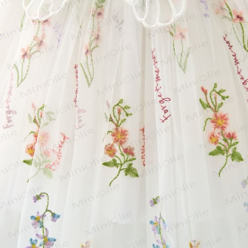 ベビー 幼児 女の子 バタフライ フラワー メッシュDress - image 12