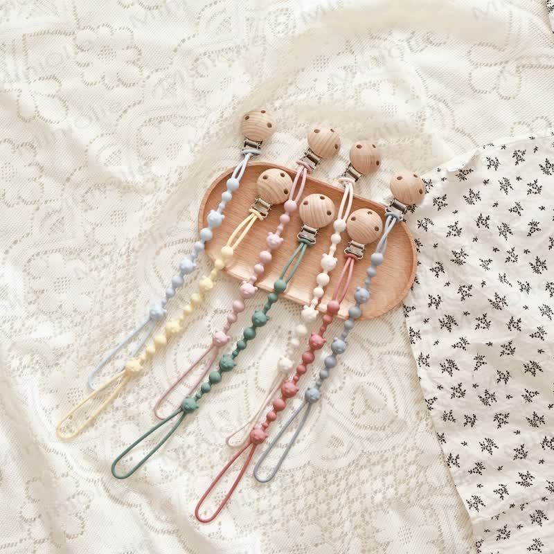 ベビーシリコンベアおしゃぶりクリップ - image 3