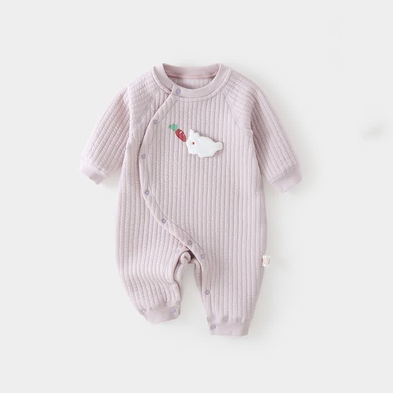 ベビーバニー/ゾウ/魚のロンパース - 紫 - 18～24ヶ月 - image 4