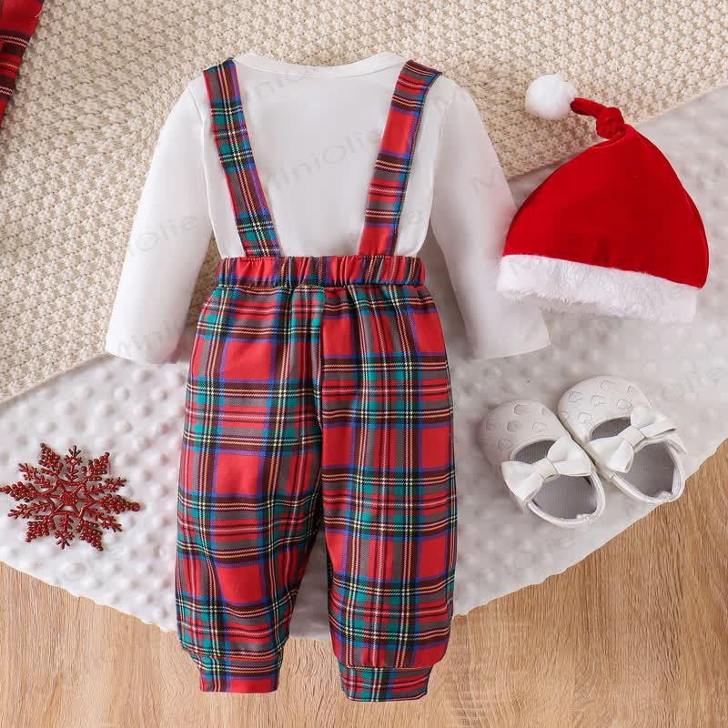 MY 1ST CHRISTMASベビー チェック柄 2ピースセット（帽子付き） - image 24