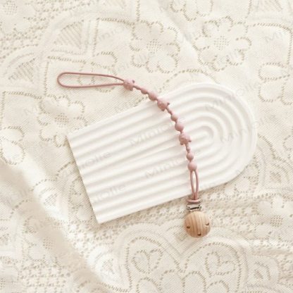 ベビーシリコンベアおしゃぶりクリップ - ライトパープル - 0～24ヶ月 - image 9