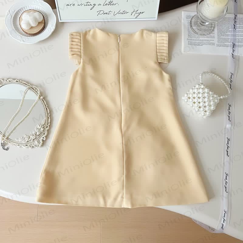 幼児用3Dフラワーノースリーブ優雅ドレス - image 17