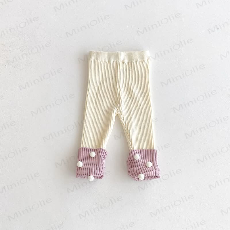 ベビーガールズニットドットレギンス - image 6
