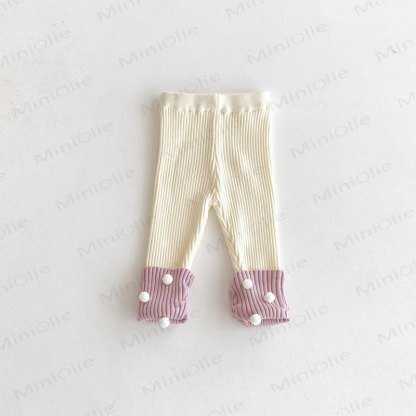 ベビーガールズニットドットレギンス - image 6