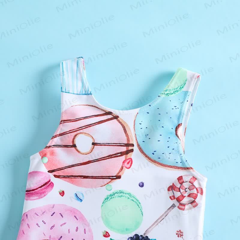 ベビー幼児用ドーナツワンピース水着 - image 3