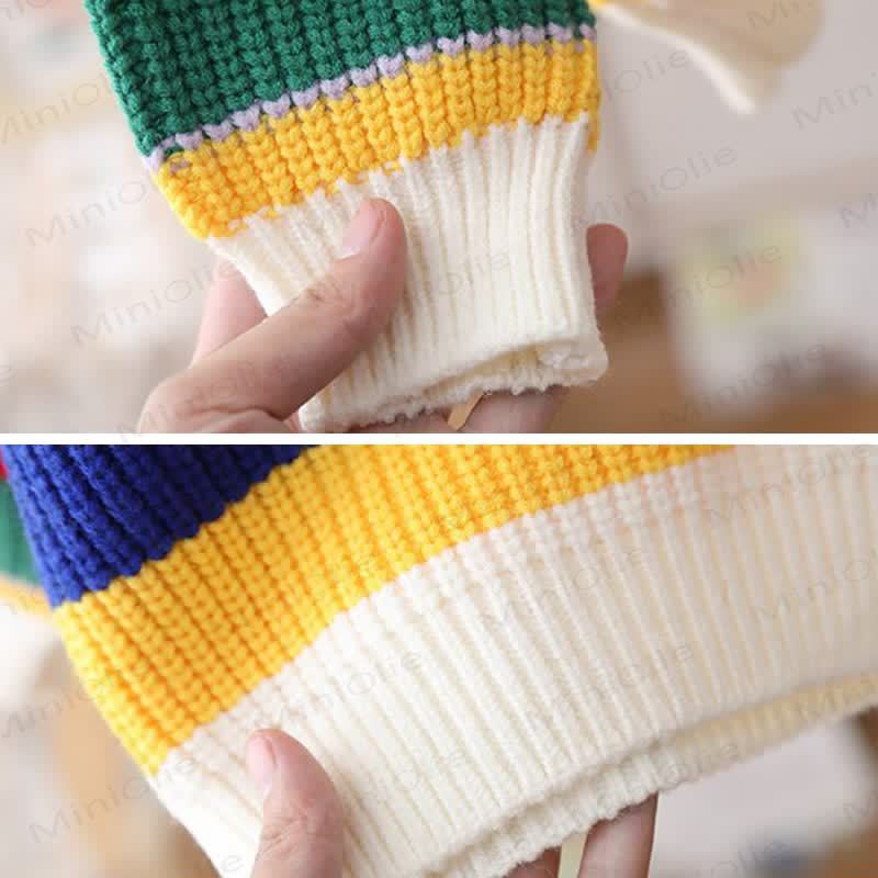 幼児用レインボーストライプセーター - image 5