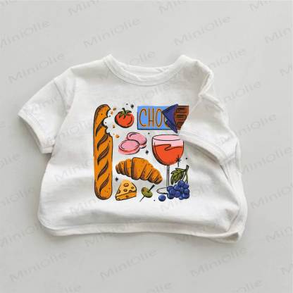 ベビーホワイトデザートプリントTシャツ - 白 - 18～24ヶ月 - image 1