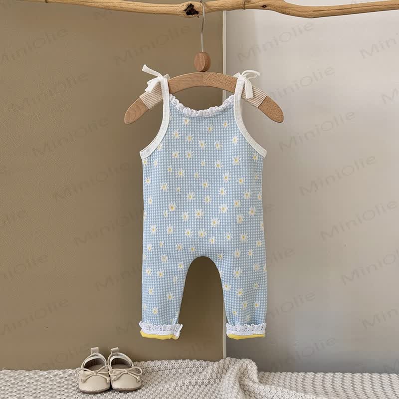 サロペット カリーナ コン フィオーリ アズーリ - image 3