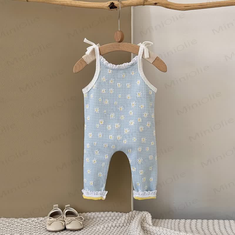 サロペット カリーナ コン フィオーリ アズーリ - image 3