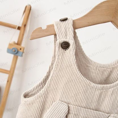 ベビー幼児用犬用耳紐フリース裏地オーバーオール - image 6