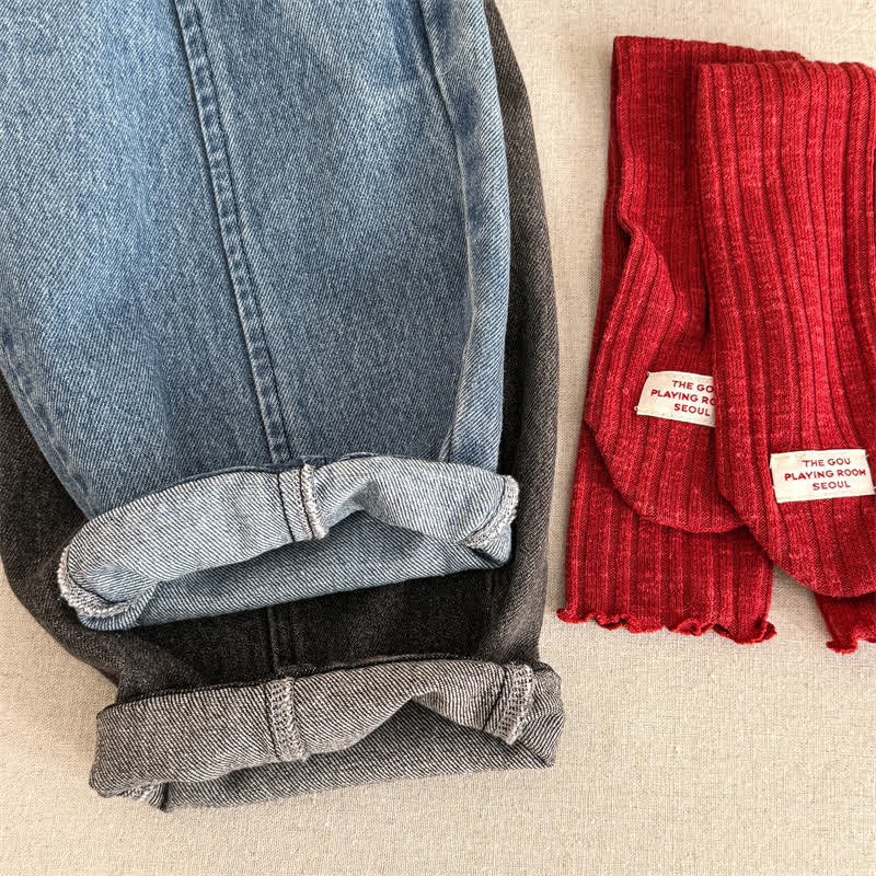 幼児用ウォッシュドデニムルーズパンツ - image 9