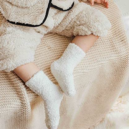 ベビー用無地フリースフロアソックス - image 18