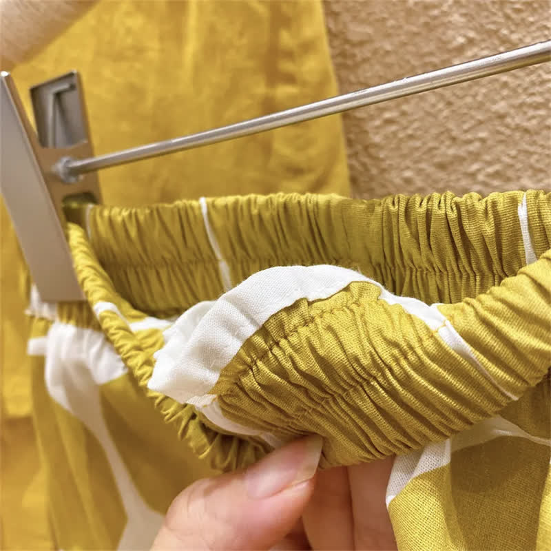 幼児用2ピースイエロードットセット（帽子付き） - image 12