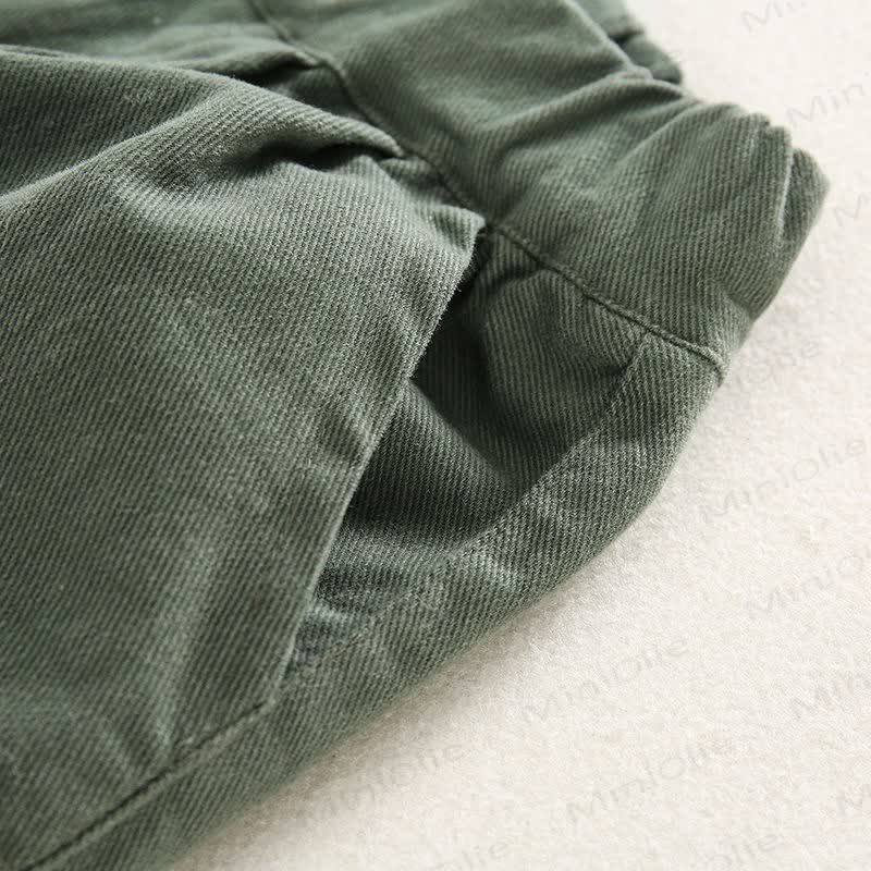 幼児男の子用無地シンプルパンツ - image 9