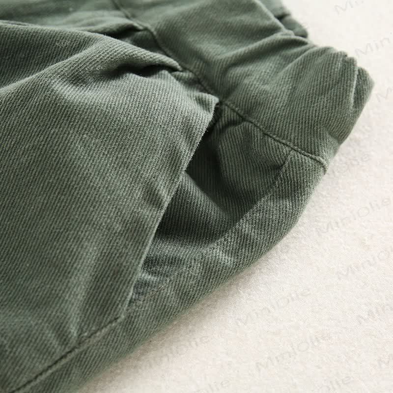 幼児男の子用無地シンプルパンツ - image 9