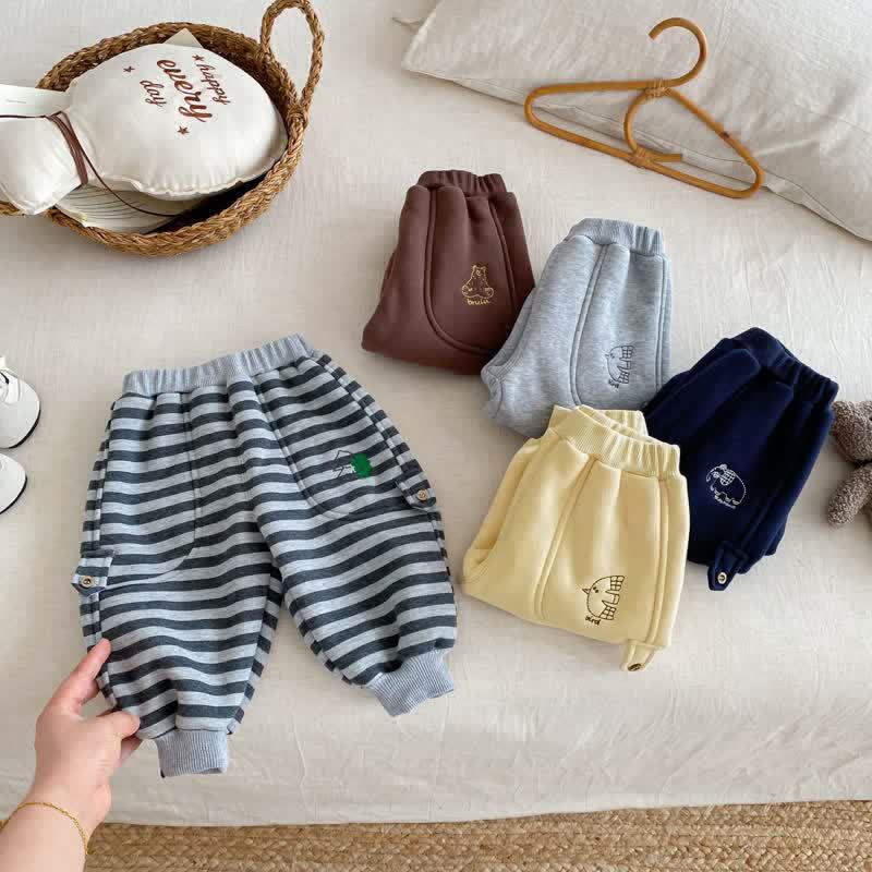 ベビー幼児用アニマルフリース裏地ジョガーパンツ - image 5