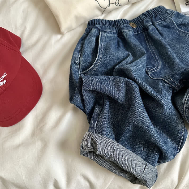 キッズボーイズルーズハーレムジーンズパンツ - image 8