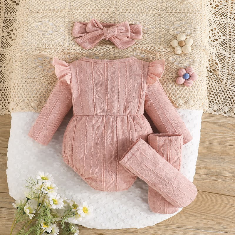 ベビーフラワーボディスーツヘッドバンドソックス - image 12