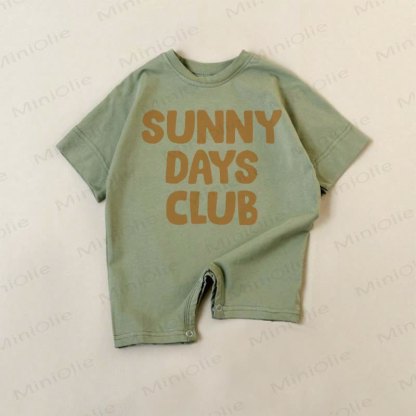 SUNNY DAYS CLUBベビーグリーンロンパース - 緑 - 18～24ヶ月 - image 1