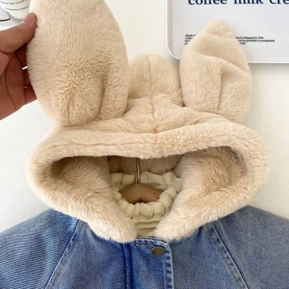 キッズ ガールズ バニー カウボーイ パーカー フリース アウターウェア - image 7