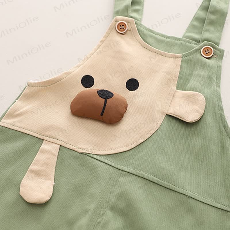 ベビー幼児男の子用ベアオーバーオール - image 6