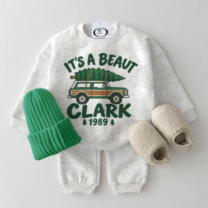 IT'S A BEAUT CLARK 1989ベビー スウェットシャツ 2点セット - ライトグレー - 2～3歳 - image 4