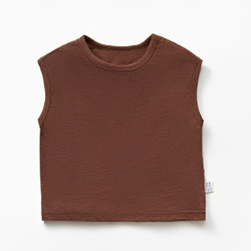 ベビー・幼児用無地クルーネックTシャツ - 茶色 - 4～5歳 - image 4
