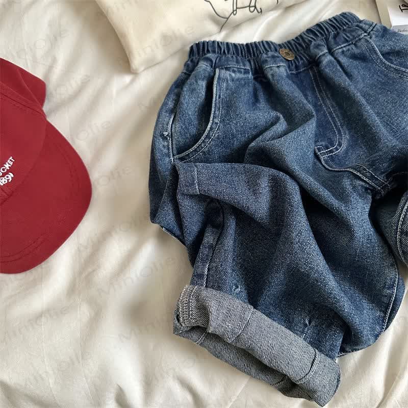 キッズボーイズルーズハーレムジーンズパンツ - image 8