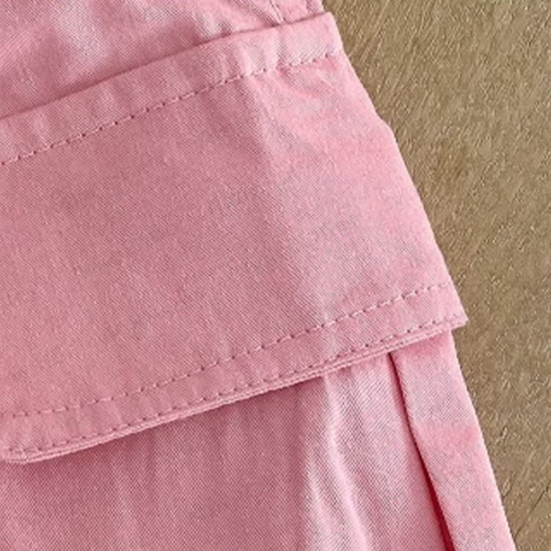 幼児用コットン無地ショートパンツ - image 6
