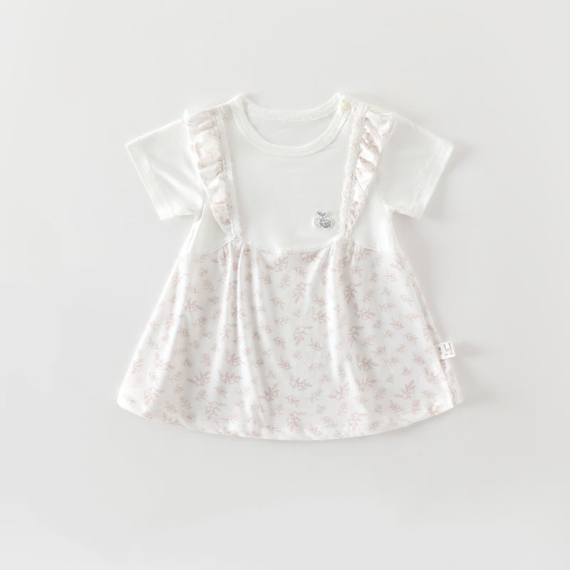 ベビー・幼児用女の子向け半袖サマーDress - ベージュ - 18～24ヶ月 - image 3