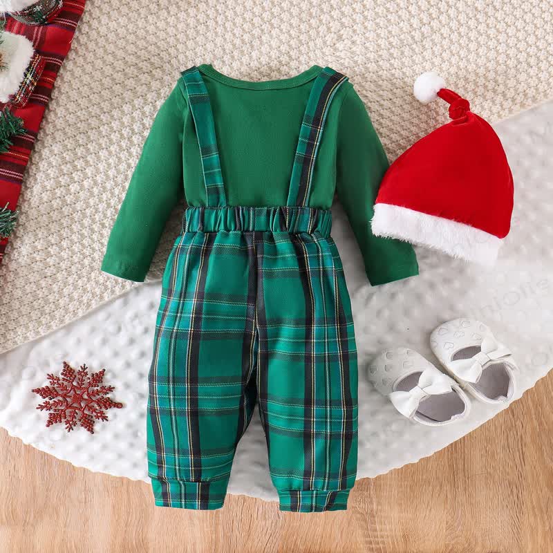 MY 1ST CHRISTMASベビー チェック柄 2ピースセット（帽子付き） - image 17