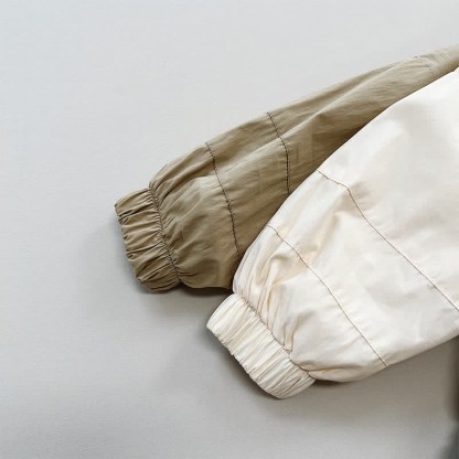 幼児用男の子レトロスタンドカラージャケット - image 4