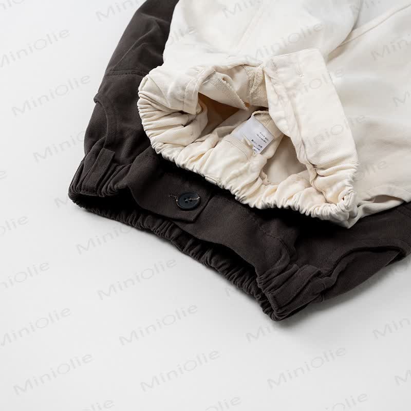 ベビー幼児用無地ゆったりパンツ - image 7