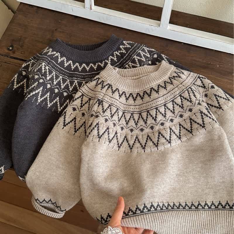 幼児用クルーネックニットセーター - image 5