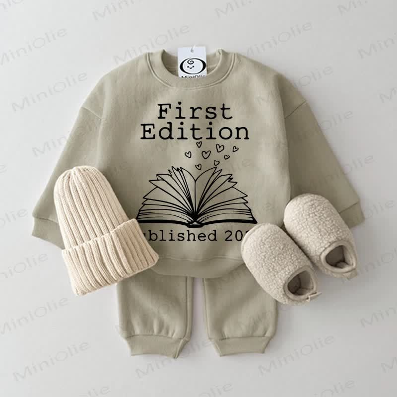 FIRST EDITION PUBLISHED 2026ベビー用スウェットシャツ 2点セット - グレーグリーン - 2～3歳 - image 5