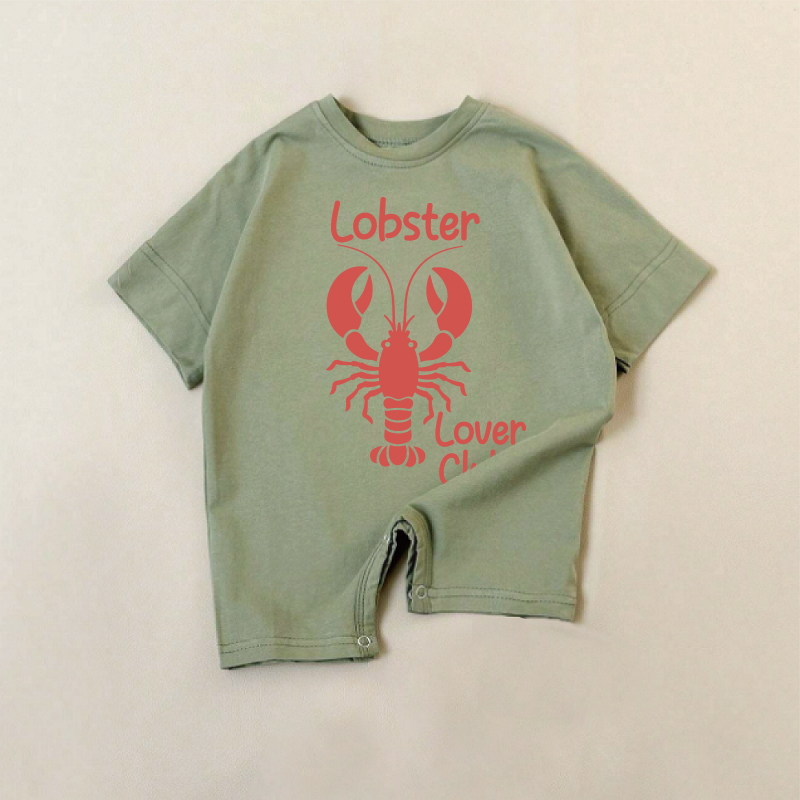 LOBSTER LOVER CLUBベビーグリーンロンパース - 緑 - 18～24ヶ月 - image 1
